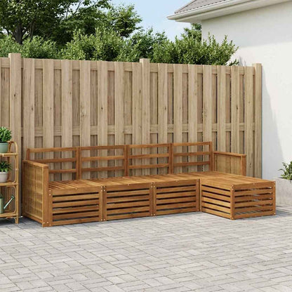 Outdoor Sofa Set 5 pcs Natural