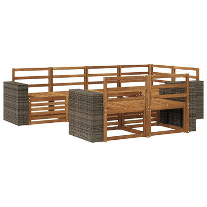 Sectional Sofa Set 7 pcs Natural