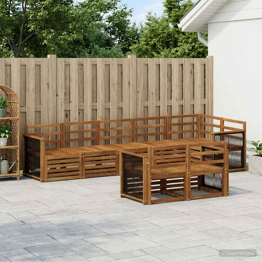 Sofa Sets Solid Acacia Wood