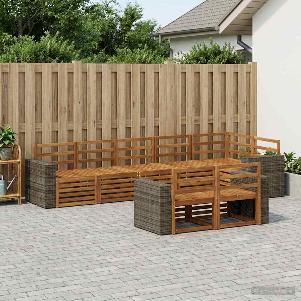 Sofa Sets Solid Acacia Wood