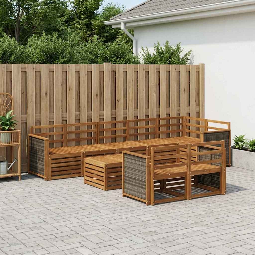 Sofa Sets Solid Acacia Wood