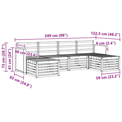 Sofa Sets Solid Acacia Wood