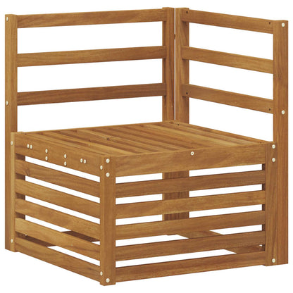 Outdoor Sofa Set 8 pcs Natural Solid Acacia Wood