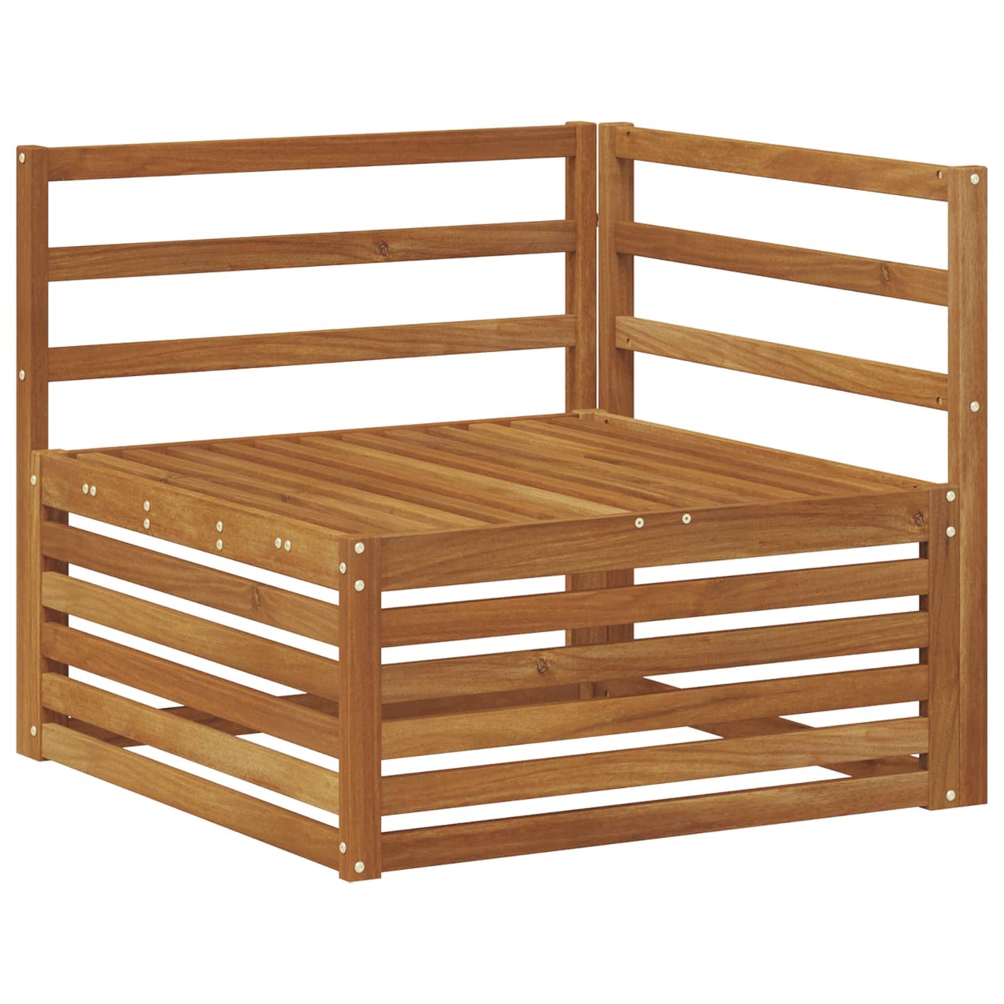 Outdoor Sofa Set 8 pcs Natural Solid Acacia Wood