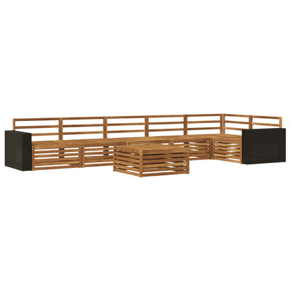 Outdoor Sofa Set 7 pcs Natural 79 x 79 x 37 cm