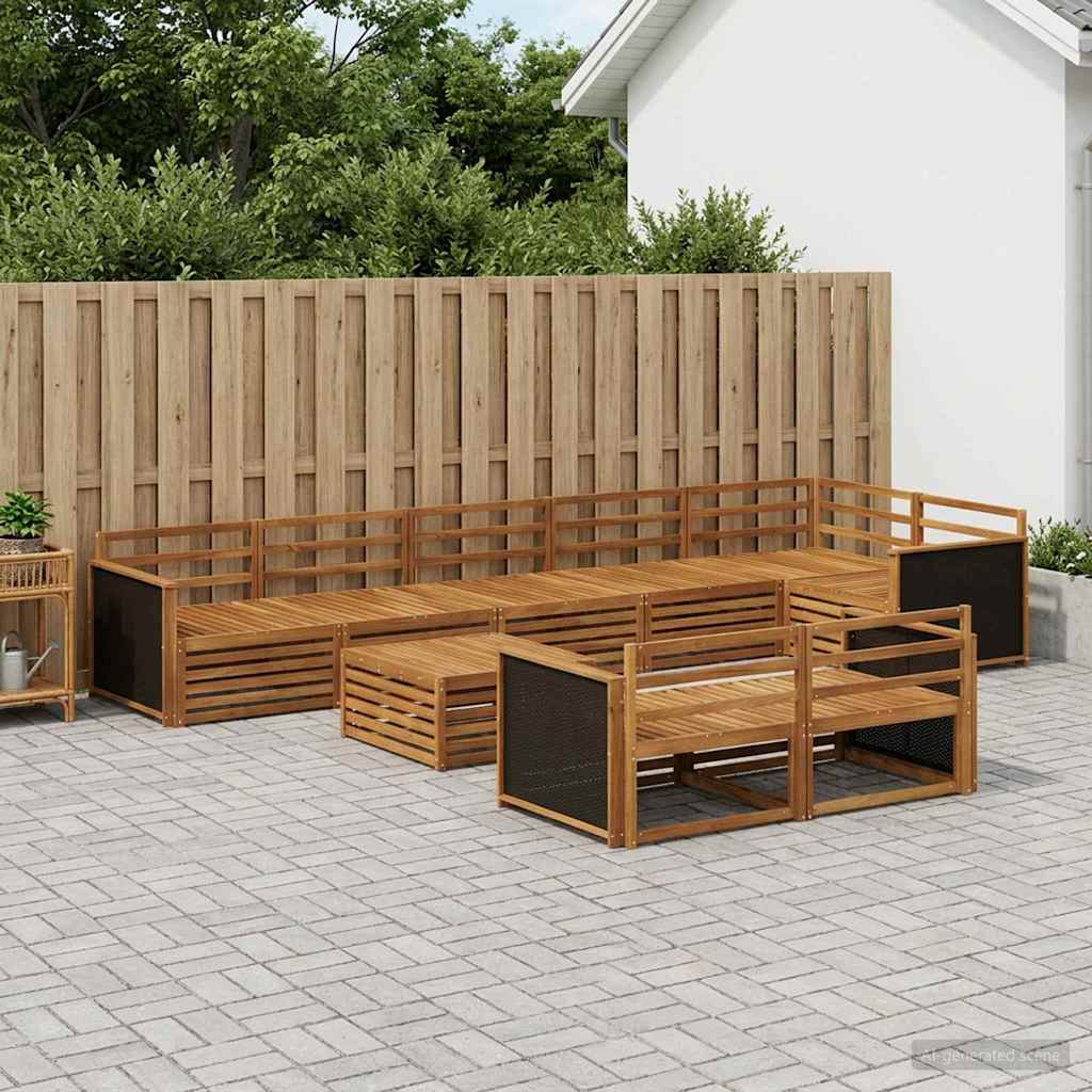 Outdoor Sofa Set 9 pcs