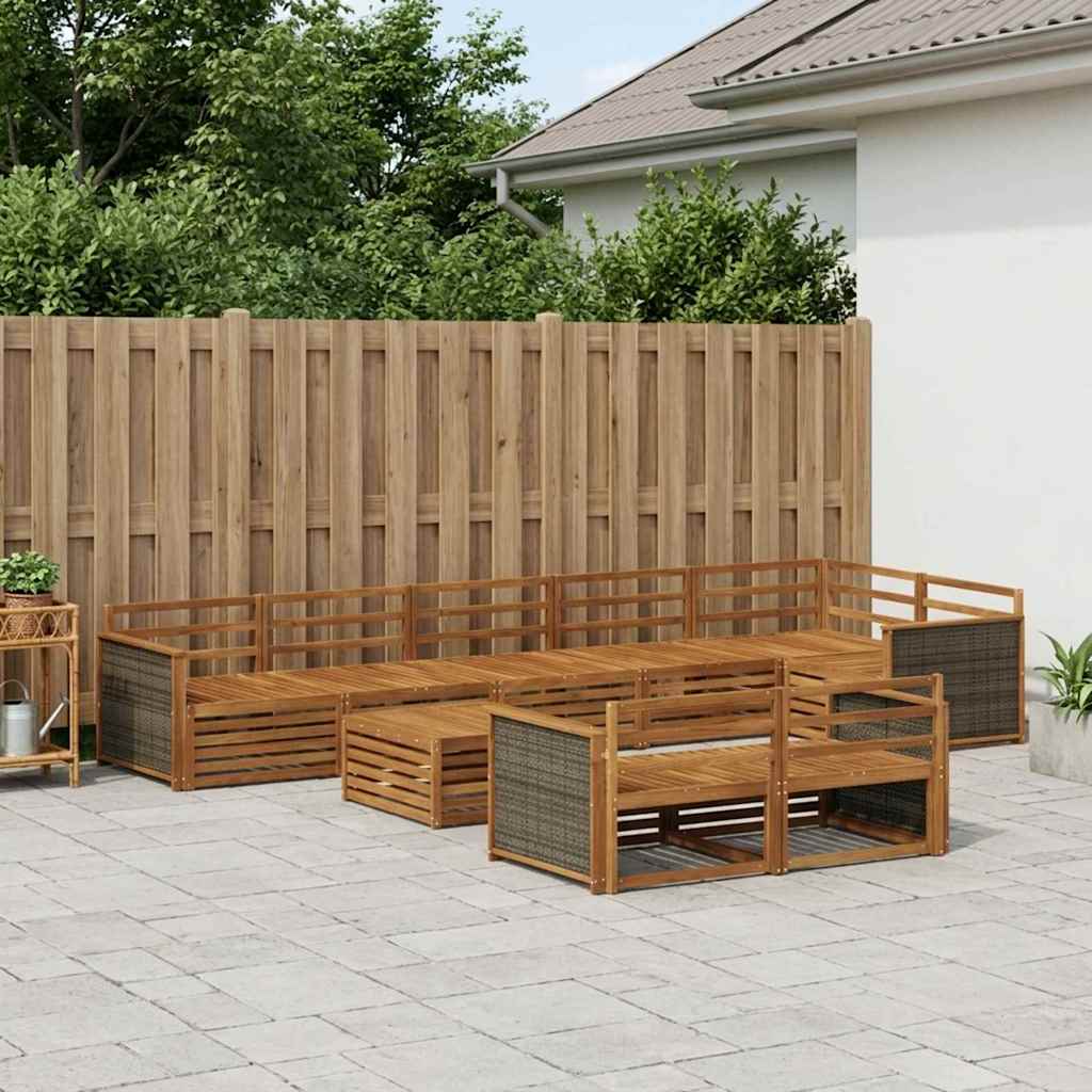 Outdoor Sofa Set 9 pcs
