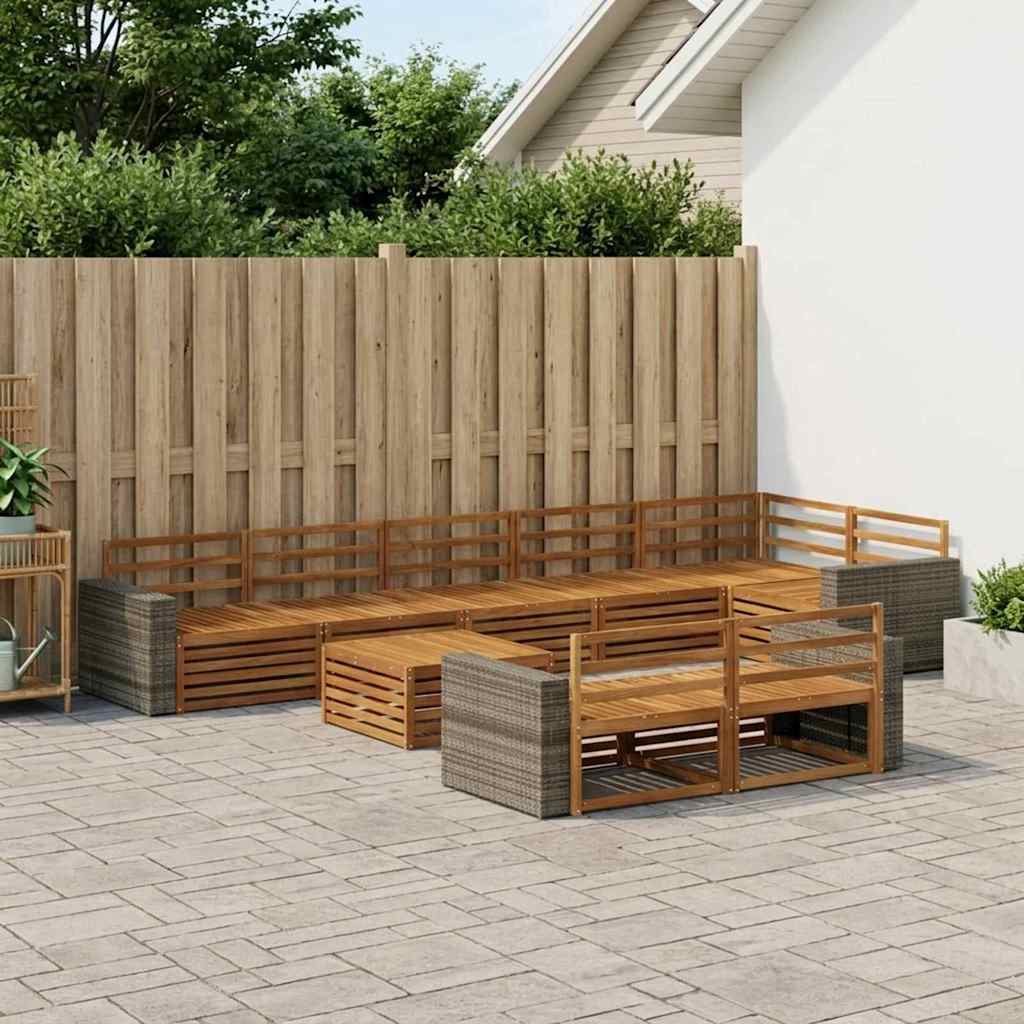 Outdoor Sofa Set 9 pcs