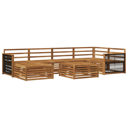 Outdoor Sofa Set 7 pcs Natural