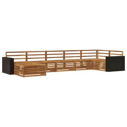 Outdoor Sofa Set 7 pcs Natural