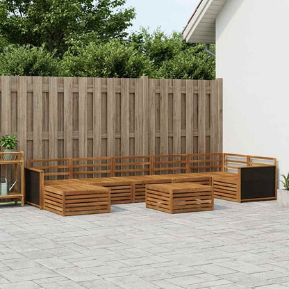 Outdoor Sofa Set 8 pcs Natural