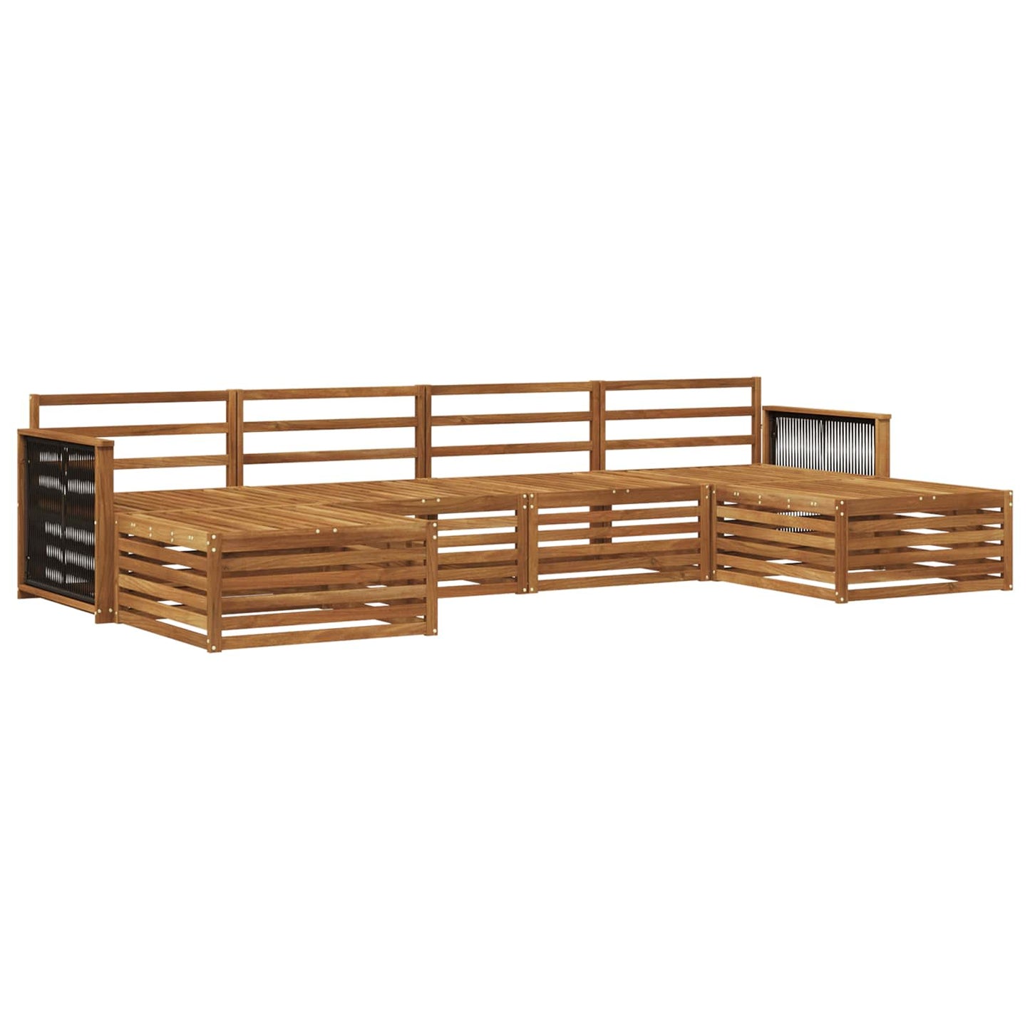 Outdoor Sofa Set 6 pcs Solid Acacia Wood