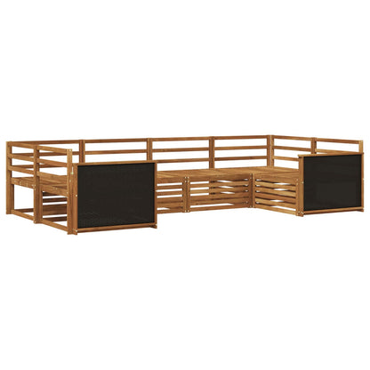 Outdoor Sofa Set 6 pcs Natural