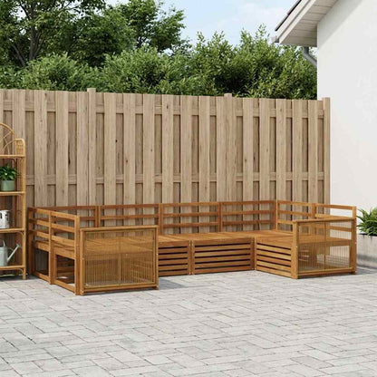 Outdoor Sofa Set 6 pcs Natural