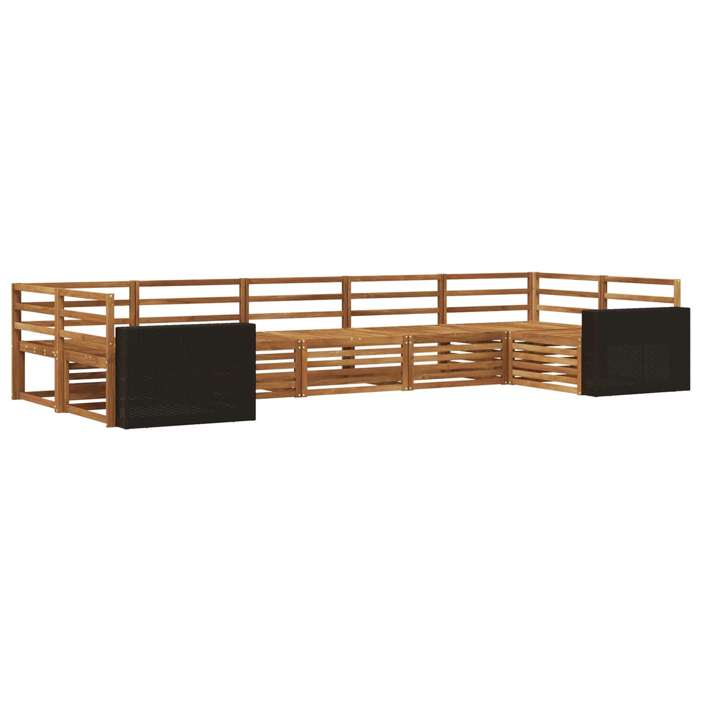 Outdoor Sofa Set 7 pcs Natural