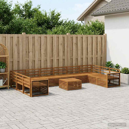 Sofa Sets 11 pcs Solid Acacia Wood