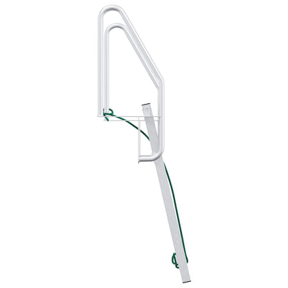 4-Step Dock Ladder Silver 58 x 77 x 166 cm Aluminium