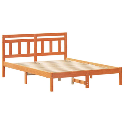 Bed Frame Brown 120 x 200 cm Solid Pine Wood