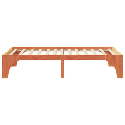 Bed Frame Brown 90 x 200 cm Solid Pine Wood