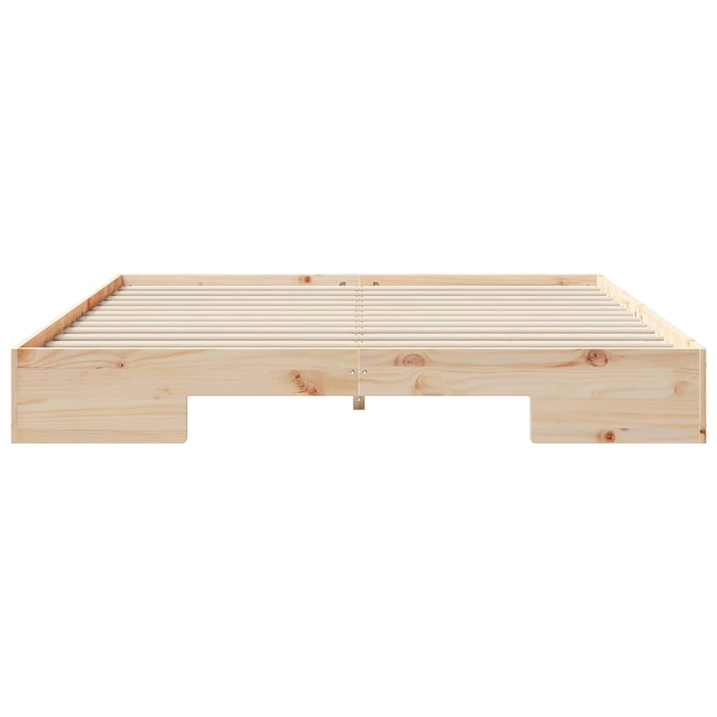 Bed Frame Brown 200 x 200 cm