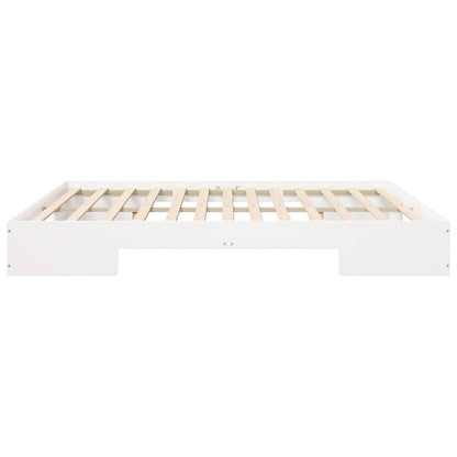 Bed Frame White 200 x 200 cm