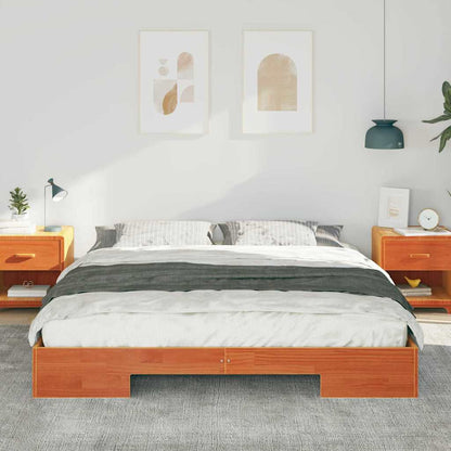 Bed Frame Brown 200 x 200 cm