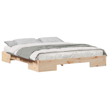 Bed Frame Brown 180 x 200 cm