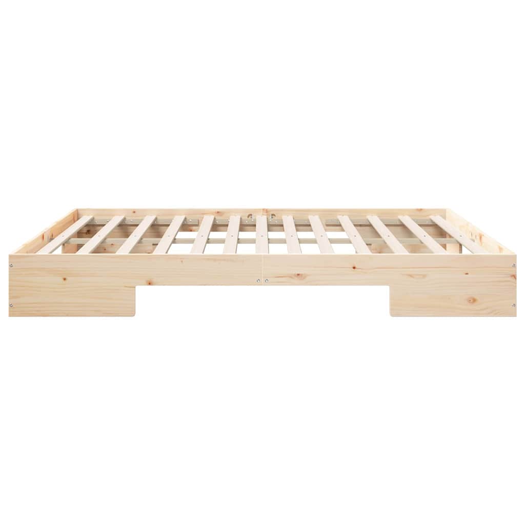 Bed Frame Brown 180 x 200 cm