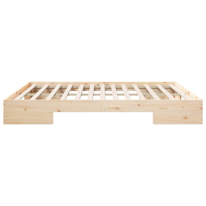 Bed Frame Brown 180 x 200 cm