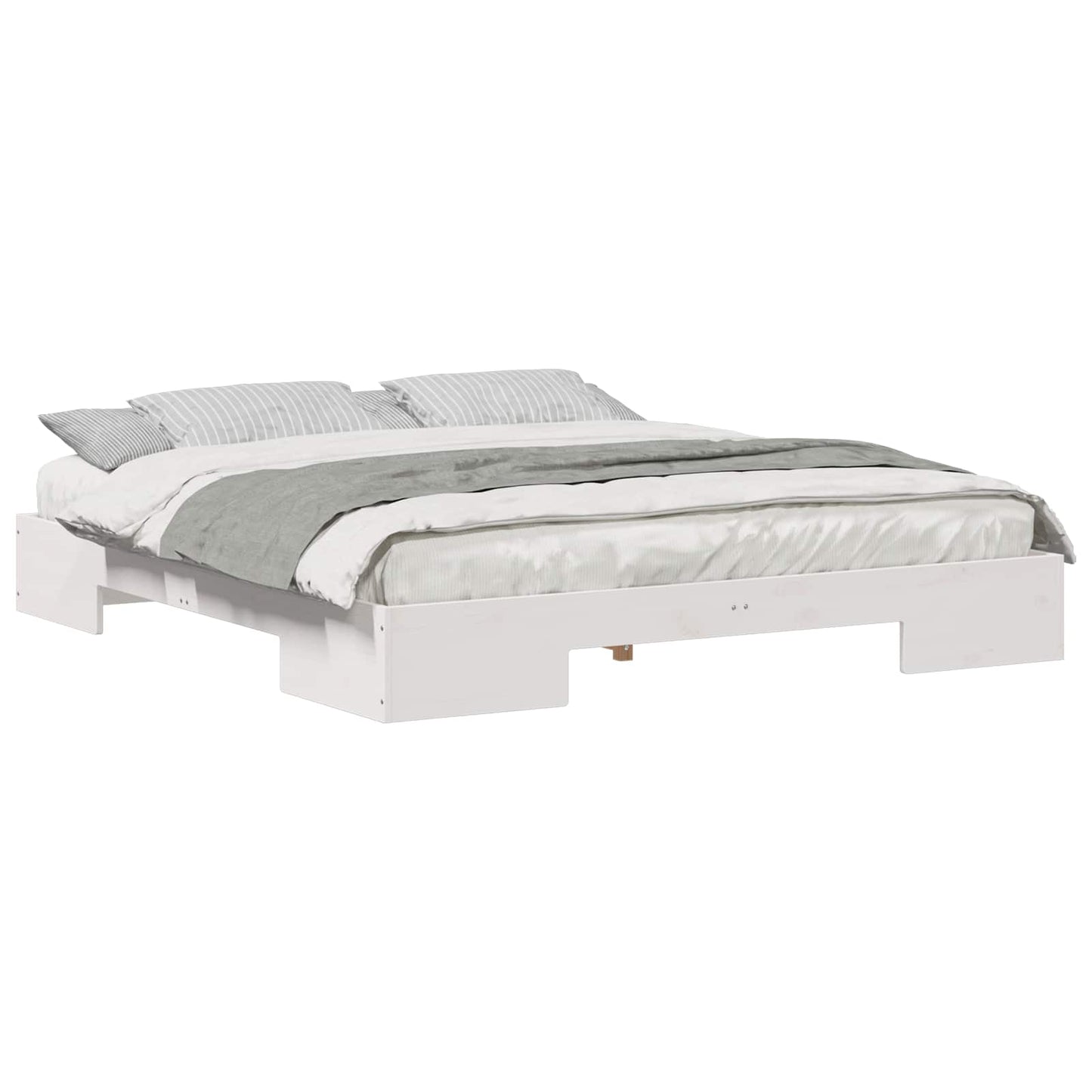 Bed Frame White 180 x 200 cm