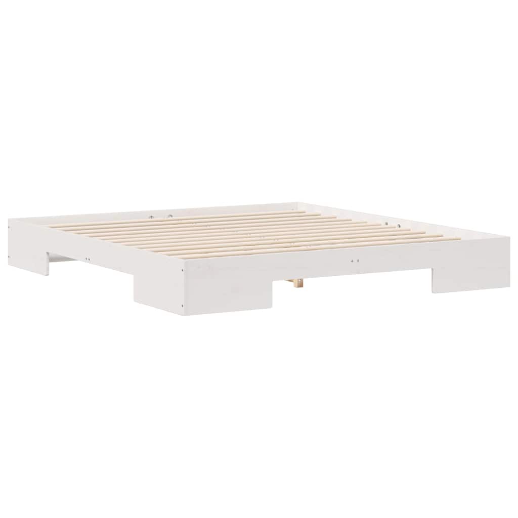 Bed Frame White 180 x 200 cm