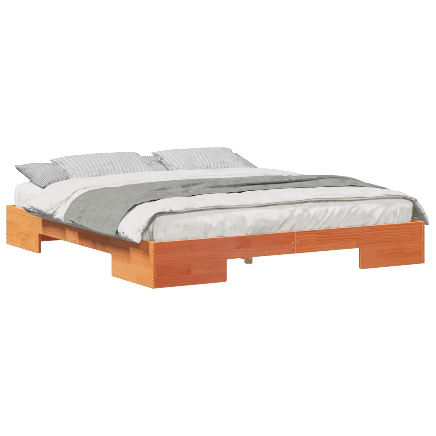 Bed Frame Brown 180 x 200 cm