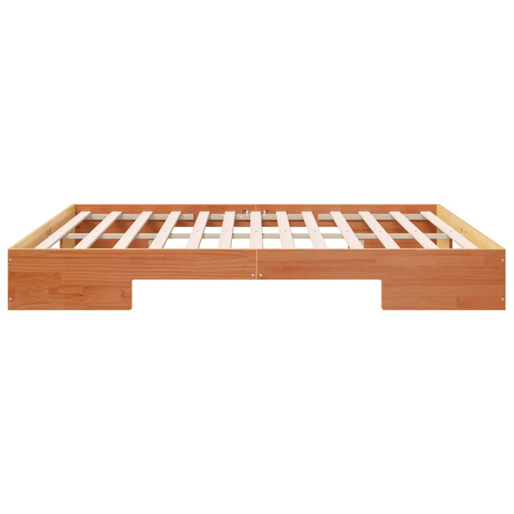 Bed Frame Brown 180 x 200 cm
