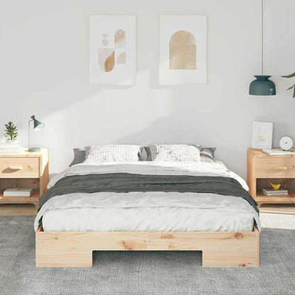 Bed Frame Brown 160 x 200 cm