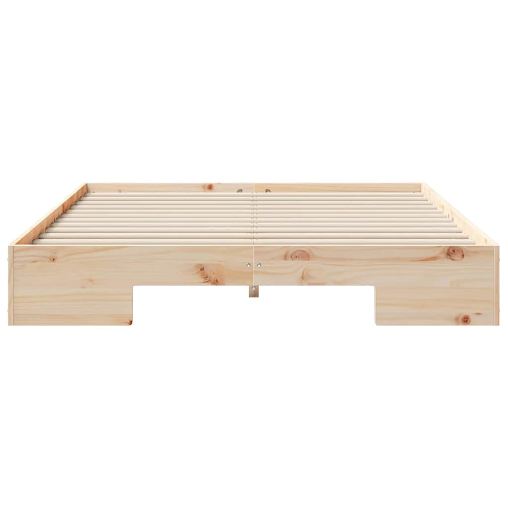 Bed Frame Brown 160 x 200 cm