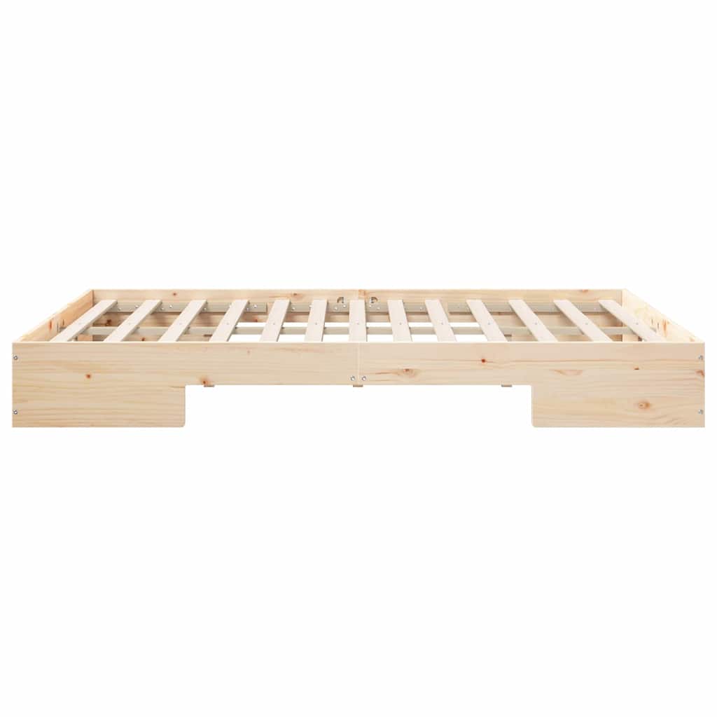 Bed Frame Brown 150 x 200 cm