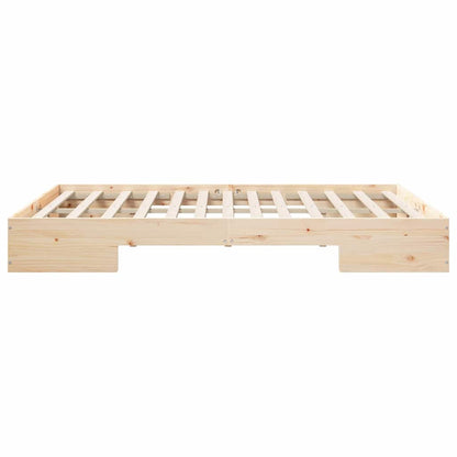 Bed Frame Brown 150 x 200 cm
