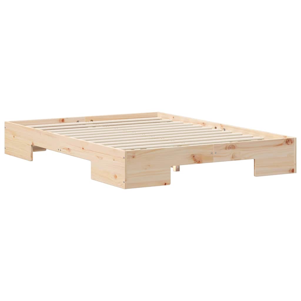 Bed Frame Brown 120 x 200 cm