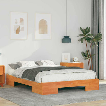Bed Frame Brown 120 x 200 cm