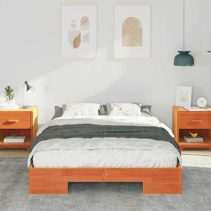 Bed Frame Brown 120 x 200 cm