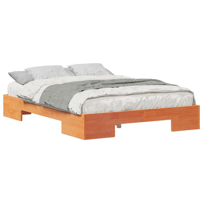 Bed Frame Brown 120 x 200 cm