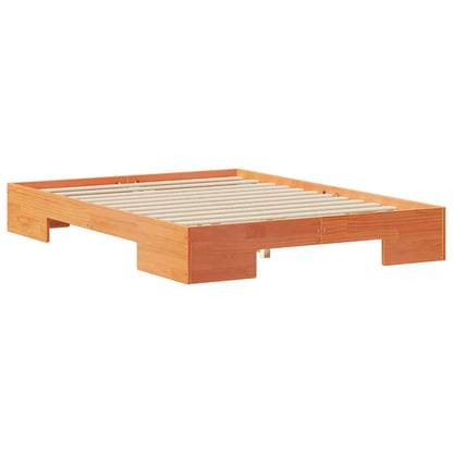 Bed Frame Brown 120 x 200 cm