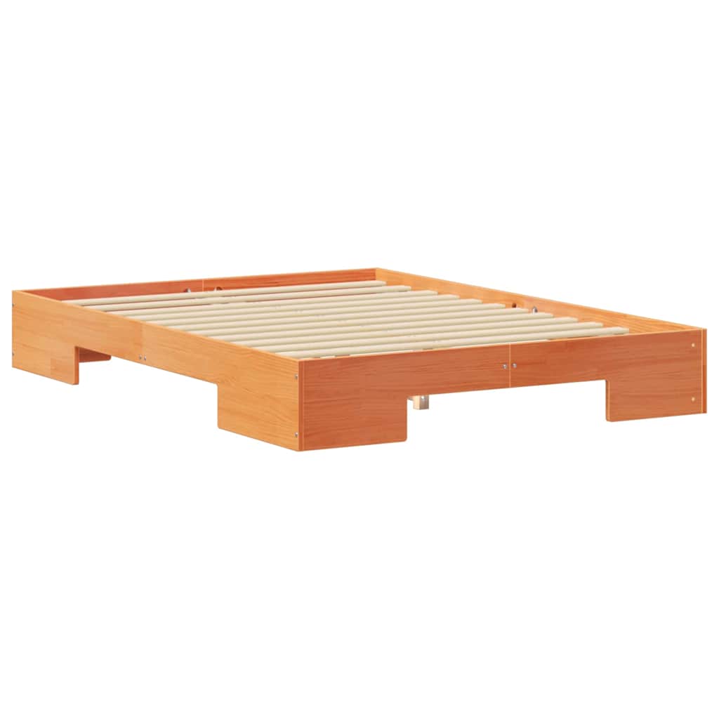 Bed Frame Brown 120 x 200 cm