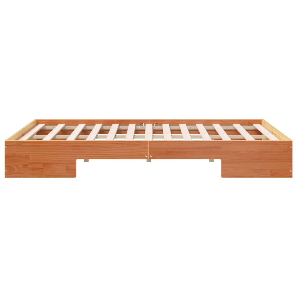 Bed Frame Brown 120 x 200 cm