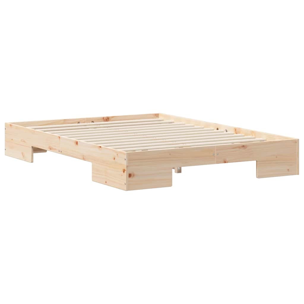 Bed Frame Brown 120 x 190 cm