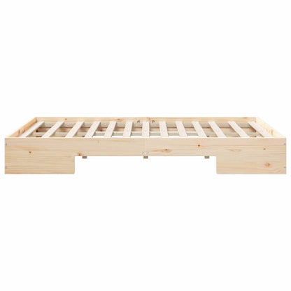 Bed Frame Brown 120 x 190 cm