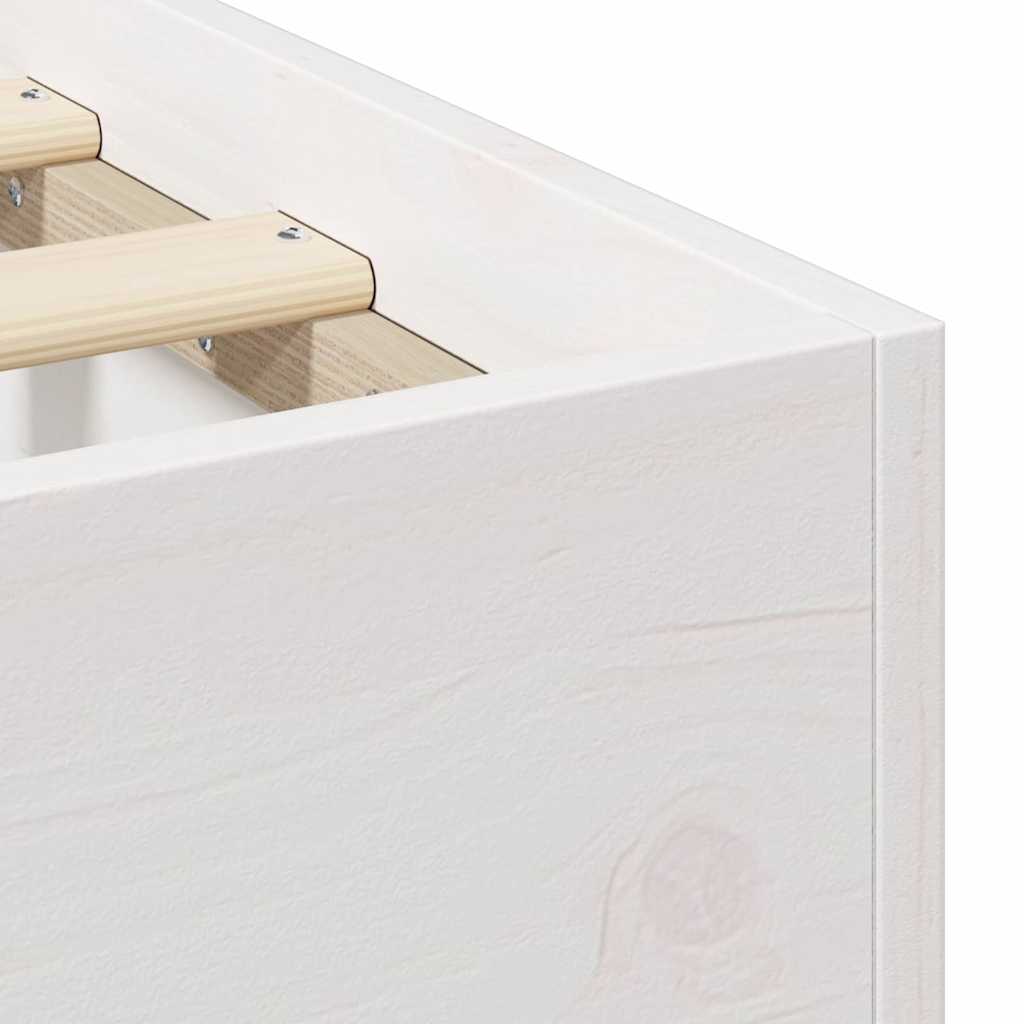 Bed Frame White 120 x 190 cm