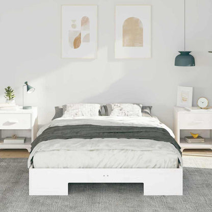 Bed Frame White 120 x 190 cm