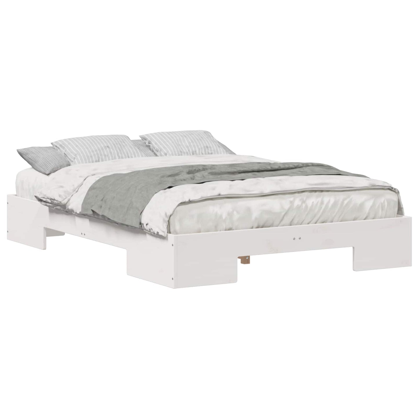 Bed Frame White 120 x 190 cm