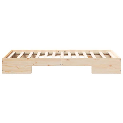 Bed Frame Brown 100 x 200 cm
